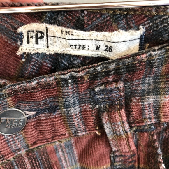 Free People plaid pants - Picture 3 of 4